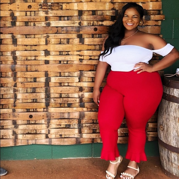 bell bottom capri pants